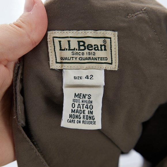 L.L.Bean Men's Brown Outdoor Nylon Hiking Shorts Size 42 - Picture 5 of 5